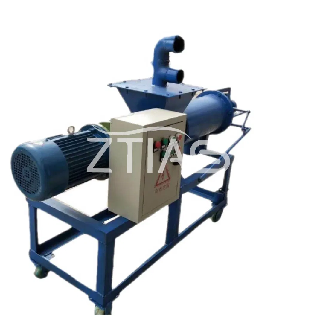 Solid-Liquid Separation and Breeding Equipment Animal Manure Dry and Wet Separator