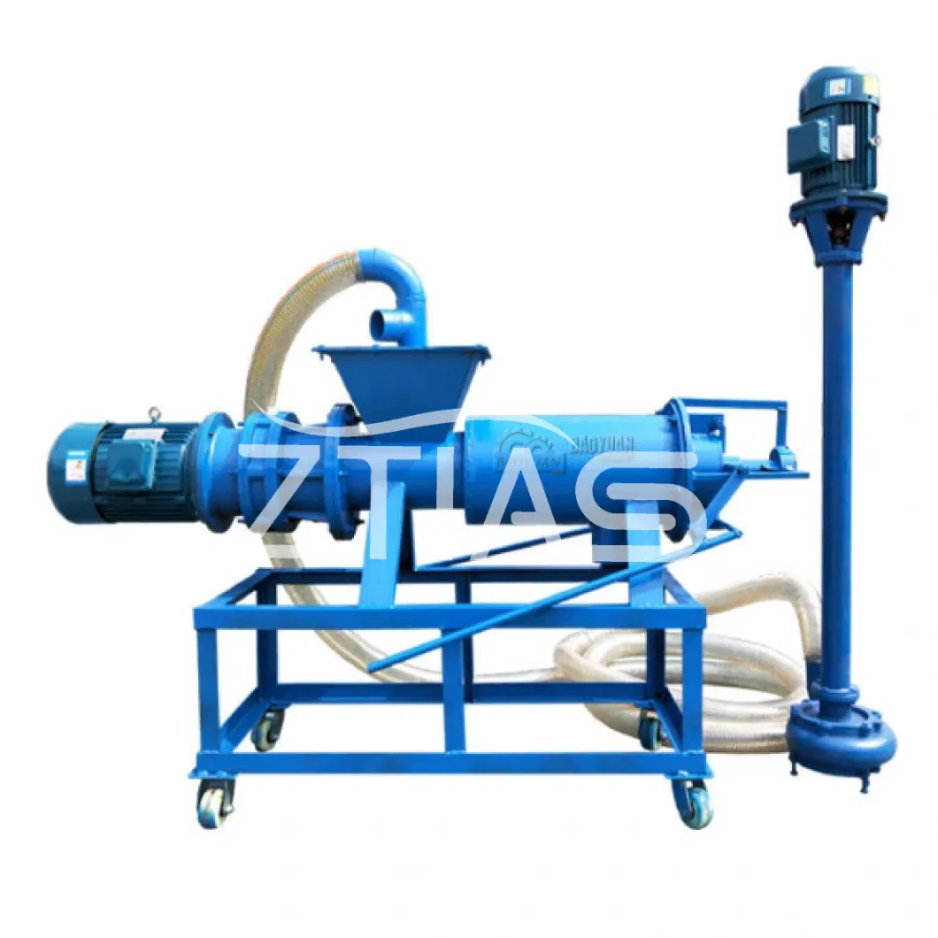 Solid-Liquid Separation and Breeding Equipment Animal Manure Dry and Wet Separator