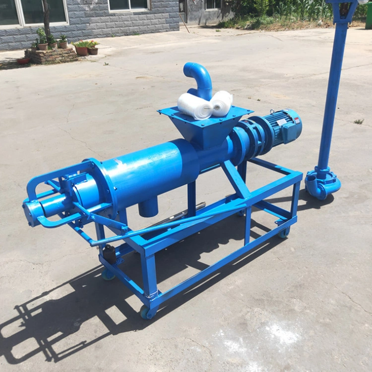 Chicken Manure Dewatering and Drying Machine Solid Liquid Manure Separator Animal Manure Solid Liquid Separator Manure Solid Liquid Separator